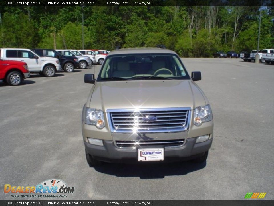 2006 Ford Explorer XLT Pueblo Gold Metallic / Camel Photo #2