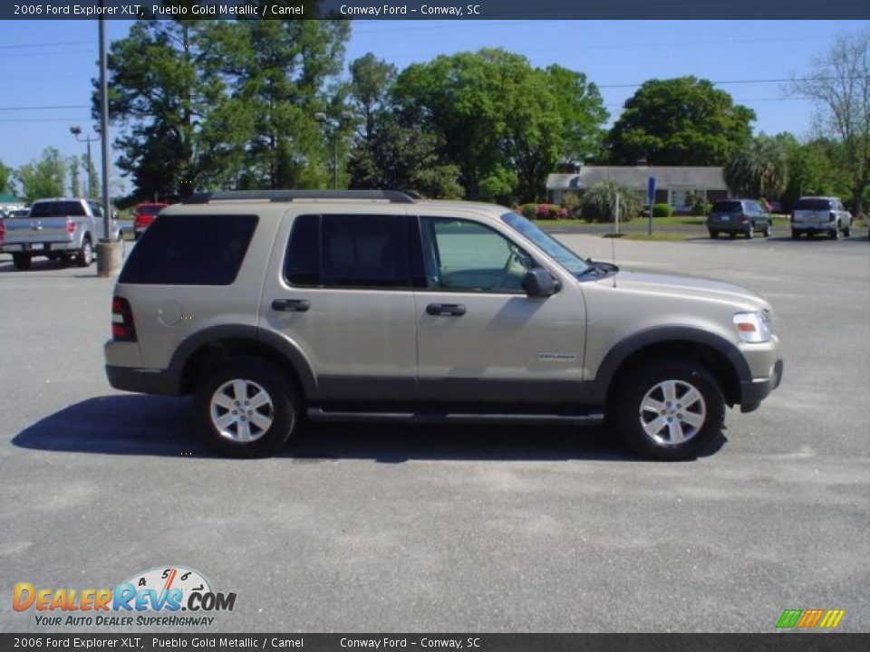 2006 Ford Explorer XLT Pueblo Gold Metallic / Camel Photo #4