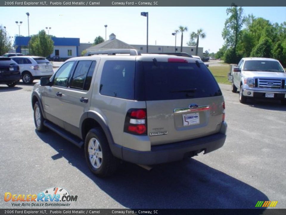 2006 Ford Explorer XLT Pueblo Gold Metallic / Camel Photo #7