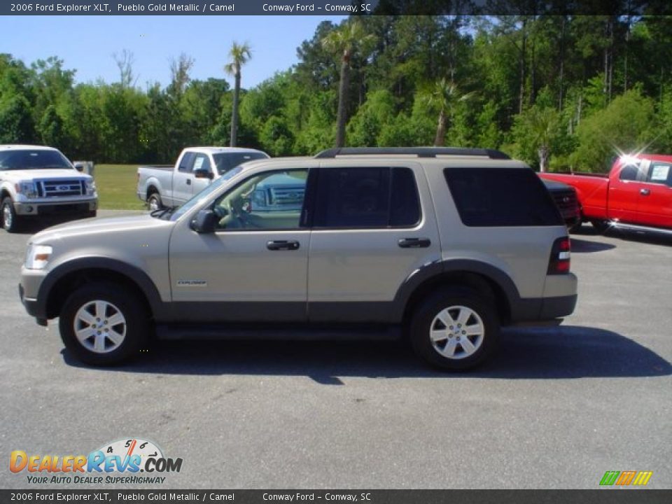 2006 Ford Explorer XLT Pueblo Gold Metallic / Camel Photo #8