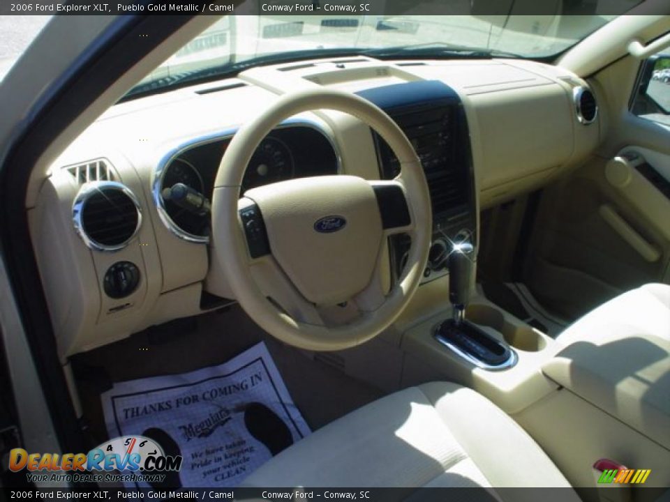 2006 Ford Explorer XLT Pueblo Gold Metallic / Camel Photo #21