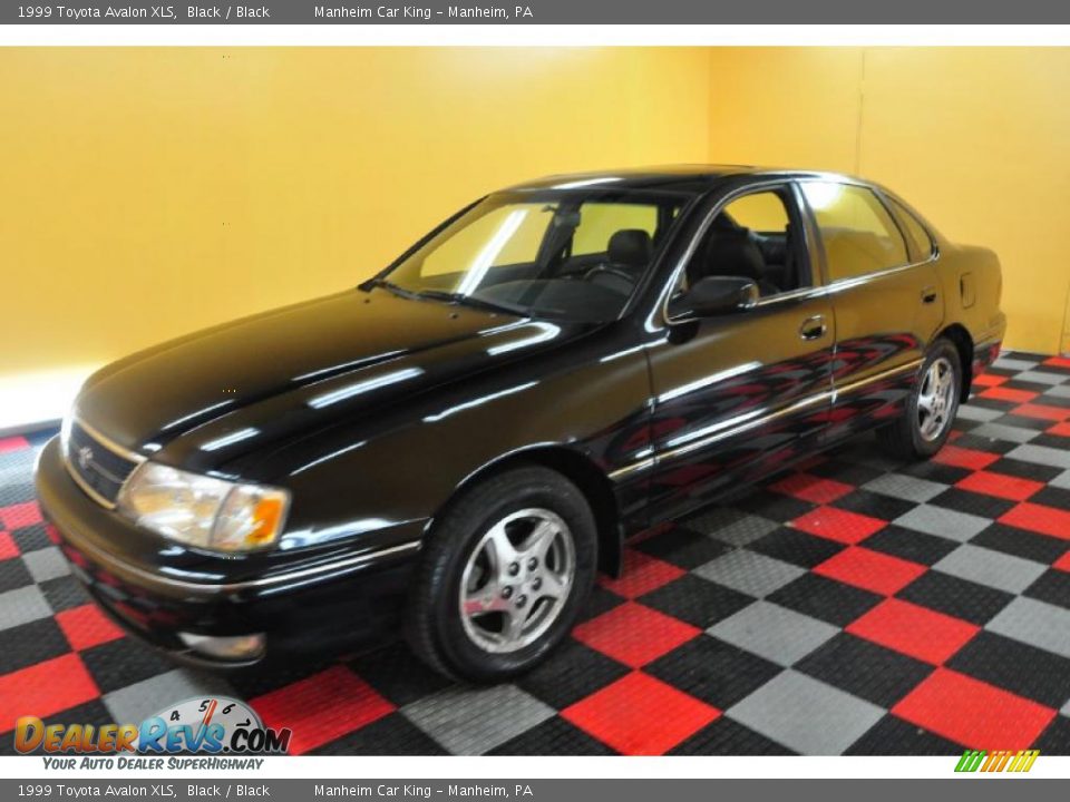 1999 Toyota Avalon XLS Black / Black Photo #3