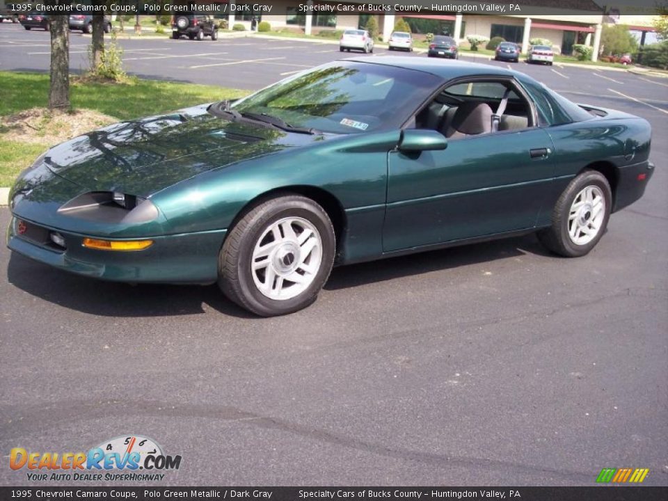 1995 Chevrolet Camaro Coupe Polo Green Metallic / Dark Gray Photo #1