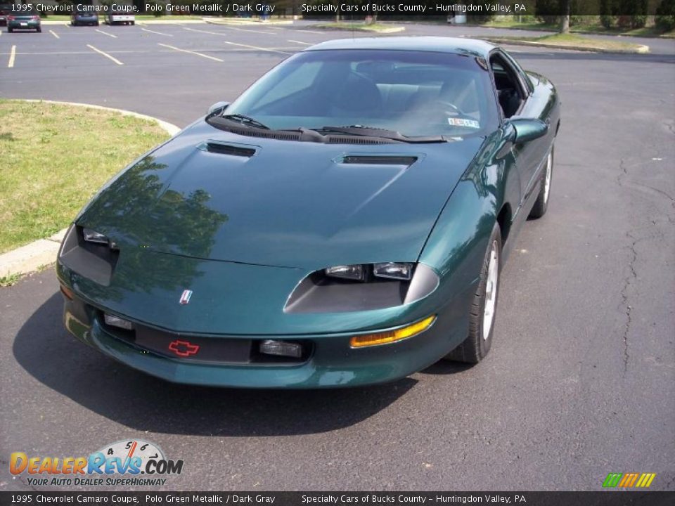 Polo Green Metallic 1995 Chevrolet Camaro Coupe Photo #2