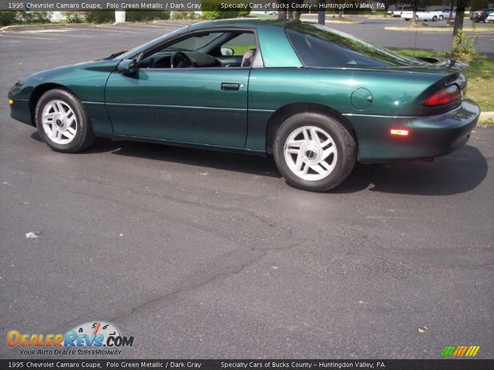 1995 Chevrolet Camaro Coupe Polo Green Metallic / Dark Gray Photo #4