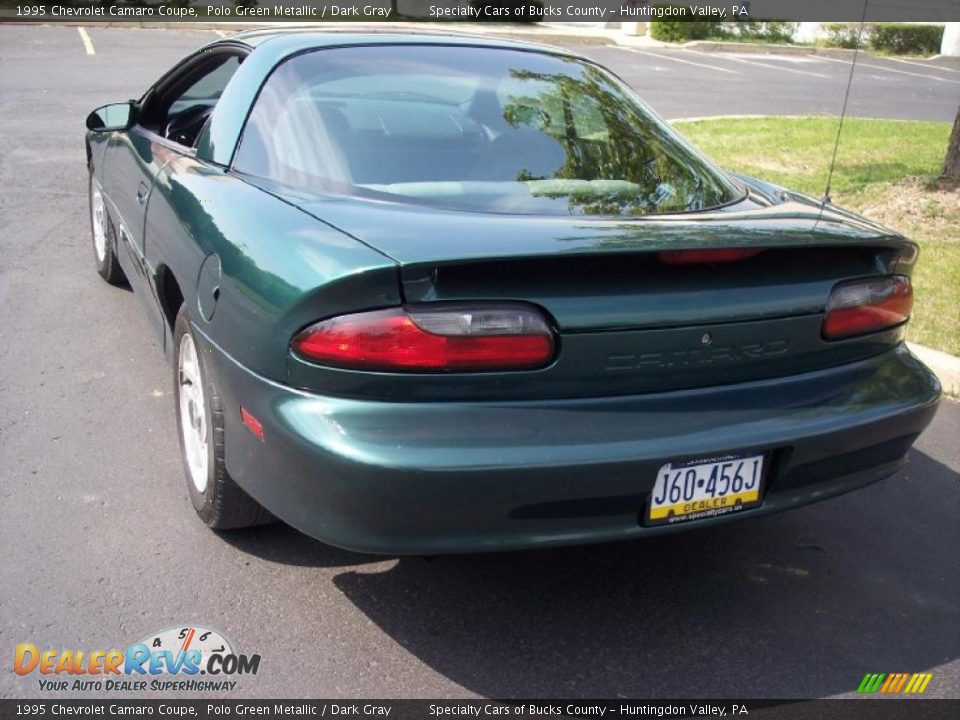 1995 Chevrolet Camaro Coupe Polo Green Metallic / Dark Gray Photo #6