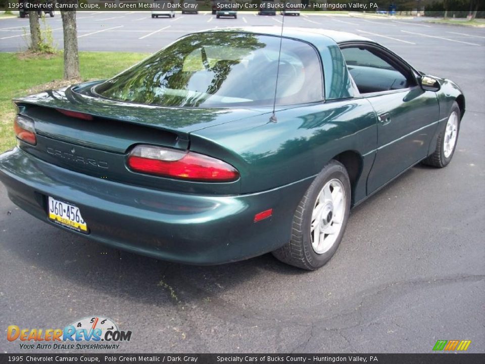 1995 Chevrolet Camaro Coupe Polo Green Metallic / Dark Gray Photo #7