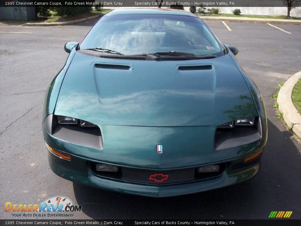 1995 Chevrolet Camaro Coupe Polo Green Metallic / Dark Gray Photo #12