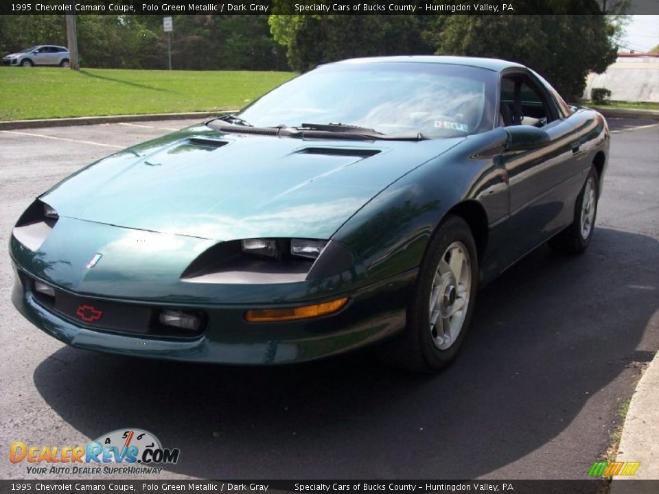 1995 Chevrolet Camaro Coupe Polo Green Metallic / Dark Gray Photo #13