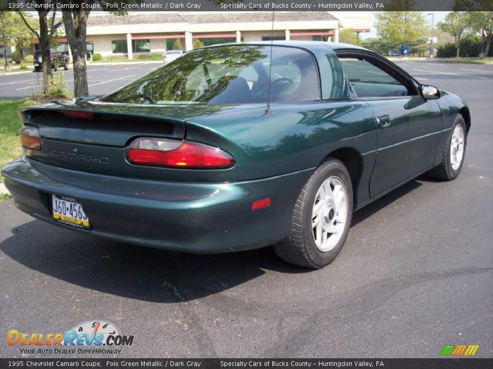 1995 Chevrolet Camaro Coupe Polo Green Metallic / Dark Gray Photo #15