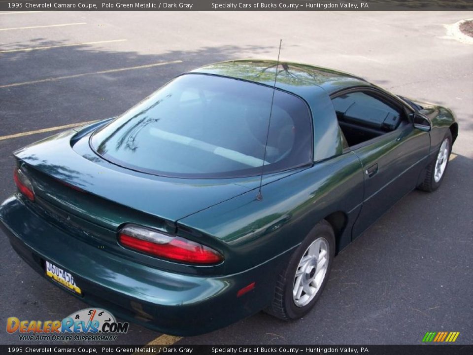 1995 Chevrolet Camaro Coupe Polo Green Metallic / Dark Gray Photo #18