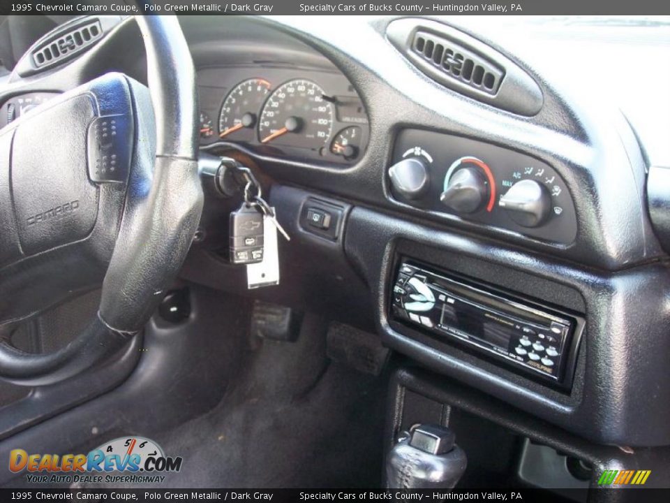 1995 Chevrolet Camaro Coupe Polo Green Metallic / Dark Gray Photo #28