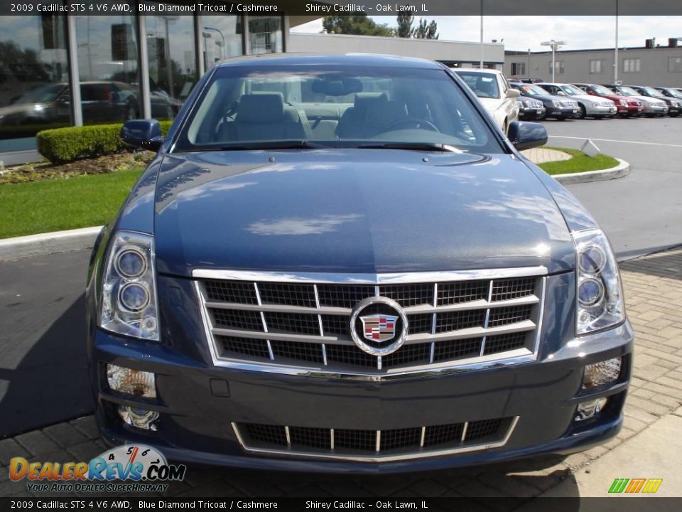 2009 Cadillac STS 4 V6 AWD Blue Diamond Tricoat / Cashmere Photo #2
