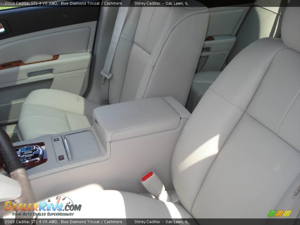 2009 Cadillac STS 4 V6 AWD Blue Diamond Tricoat / Cashmere Photo #11