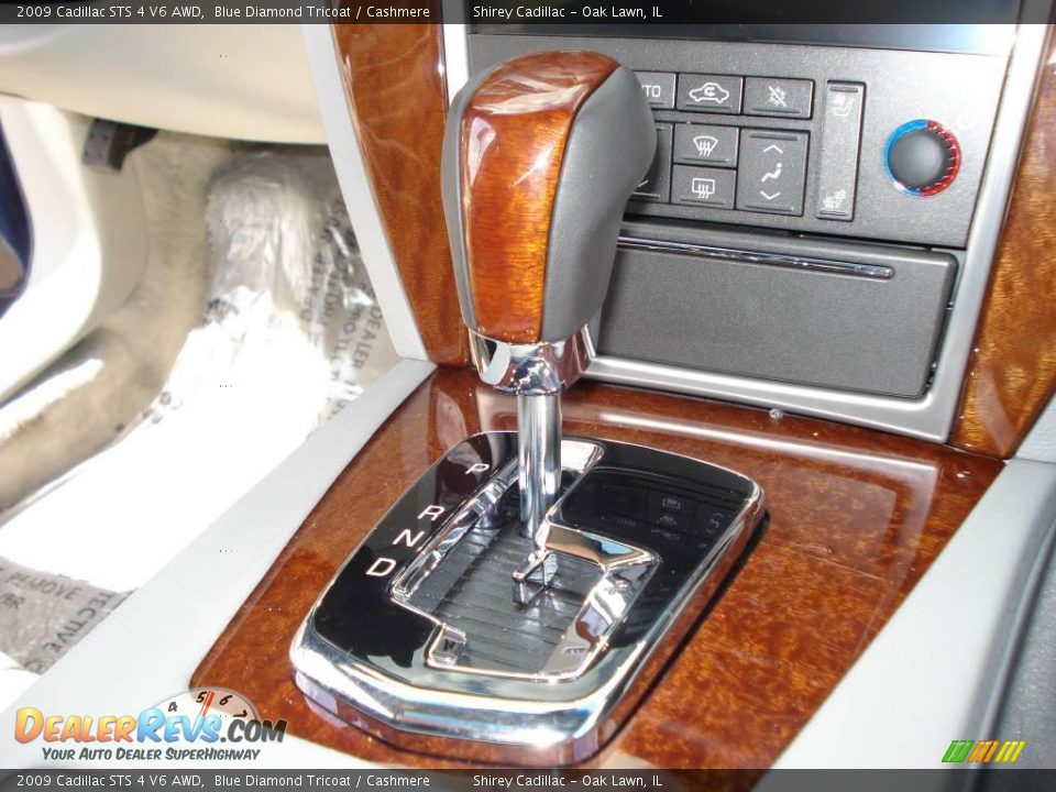 2009 Cadillac STS 4 V6 AWD Blue Diamond Tricoat / Cashmere Photo #16