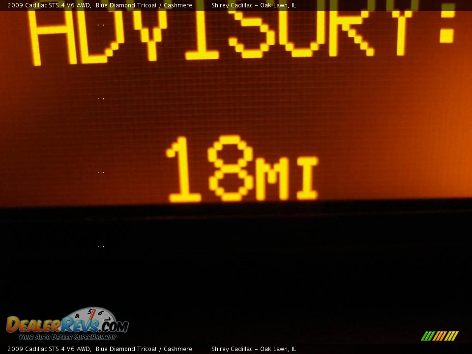 2009 Cadillac STS 4 V6 AWD Blue Diamond Tricoat / Cashmere Photo #20