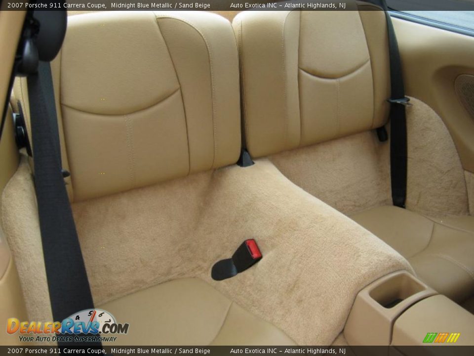 2007 Porsche 911 Carrera Coupe Midnight Blue Metallic / Sand Beige Photo #9