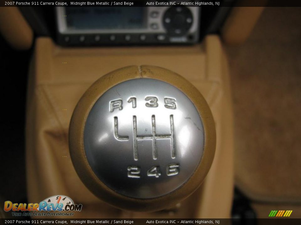 2007 Porsche 911 Carrera Coupe Midnight Blue Metallic / Sand Beige Photo #11