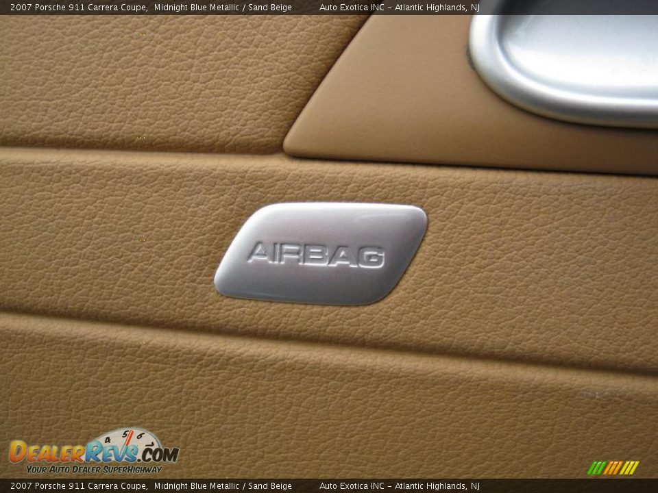 2007 Porsche 911 Carrera Coupe Midnight Blue Metallic / Sand Beige Photo #18
