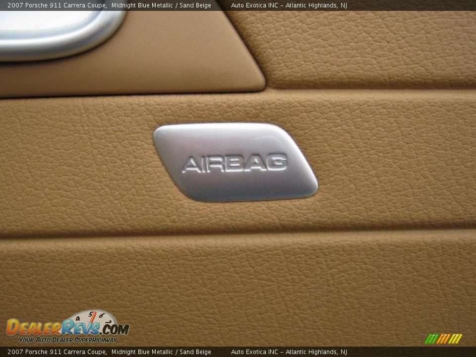 2007 Porsche 911 Carrera Coupe Midnight Blue Metallic / Sand Beige Photo #21
