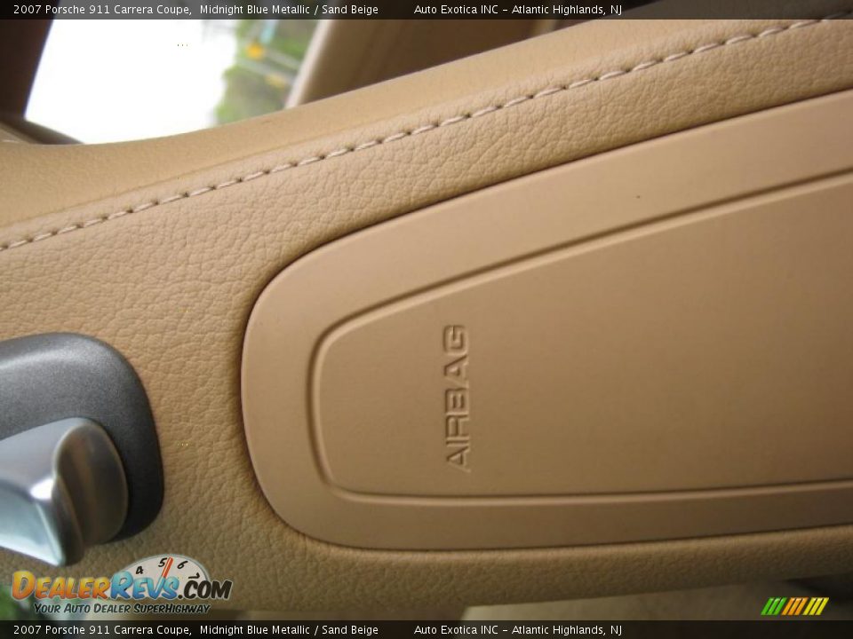 2007 Porsche 911 Carrera Coupe Midnight Blue Metallic / Sand Beige Photo #23