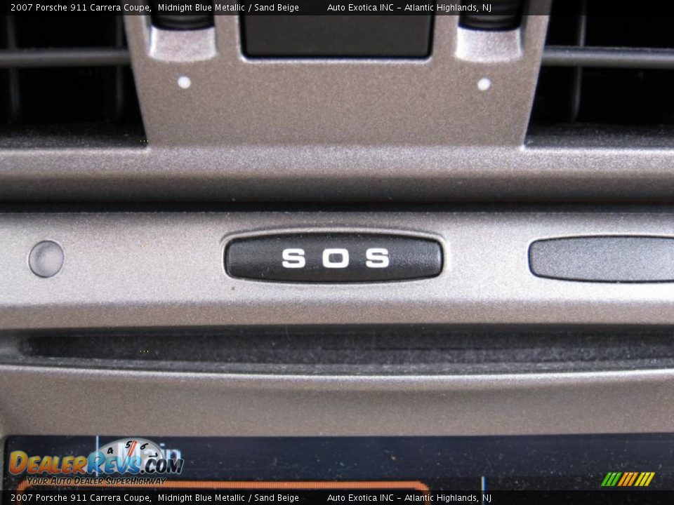 2007 Porsche 911 Carrera Coupe Midnight Blue Metallic / Sand Beige Photo #28
