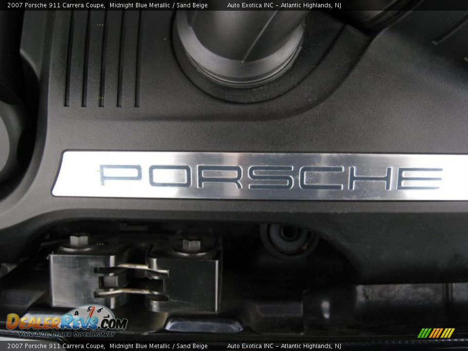 2007 Porsche 911 Carrera Coupe Midnight Blue Metallic / Sand Beige Photo #31