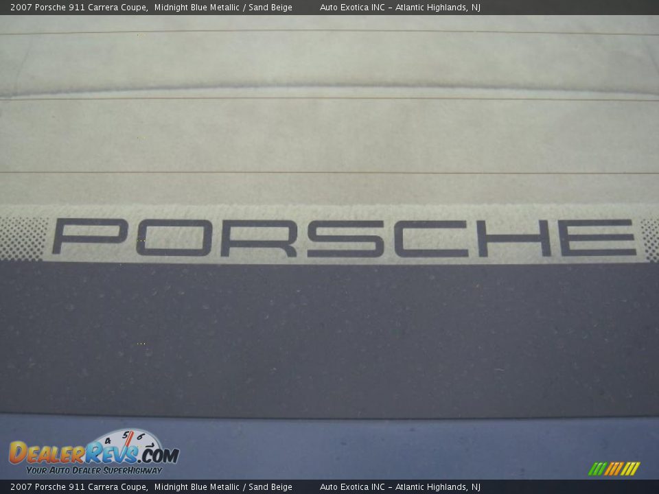 2007 Porsche 911 Carrera Coupe Midnight Blue Metallic / Sand Beige Photo #33