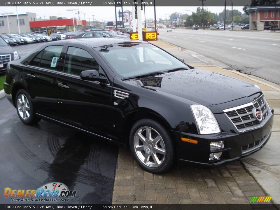 2009 Cadillac STS 4 V6 AWD Black Raven / Ebony Photo #3
