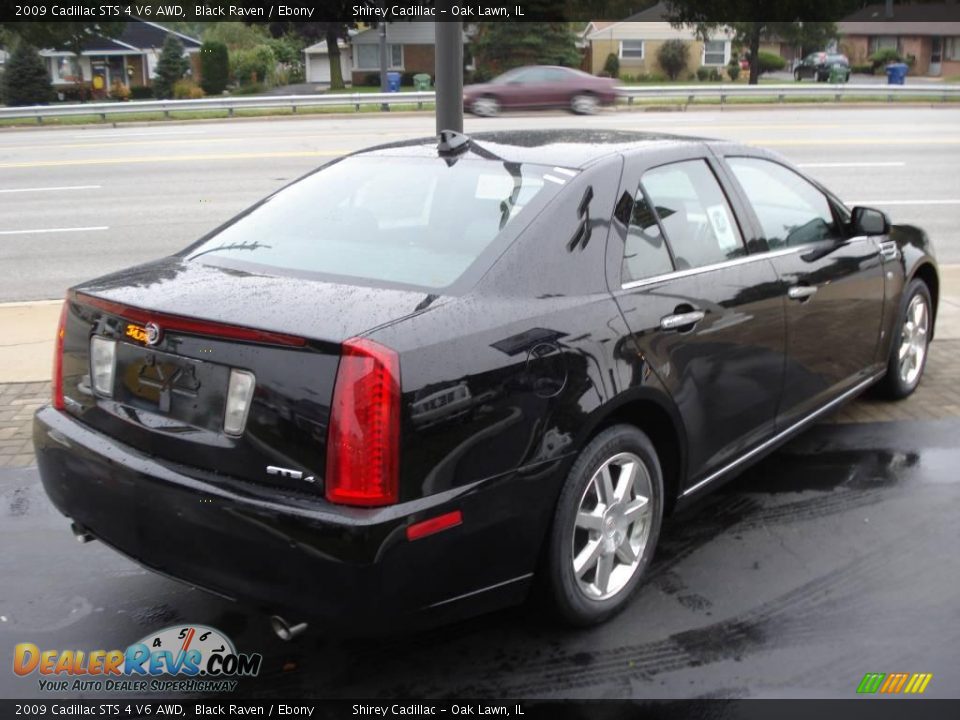 2009 Cadillac STS 4 V6 AWD Black Raven / Ebony Photo #4
