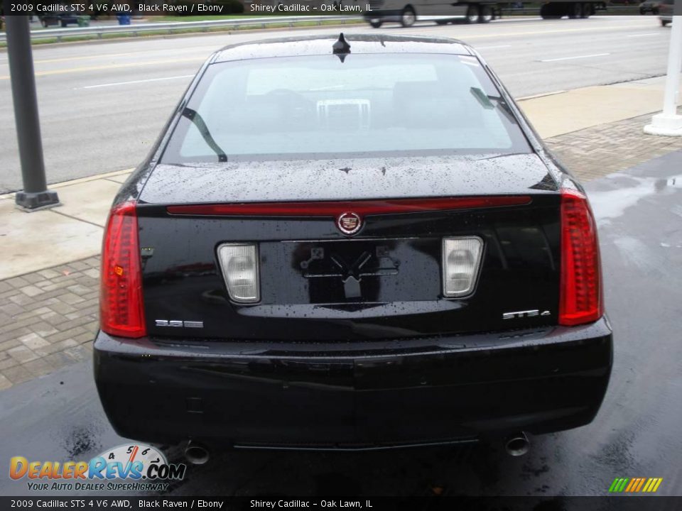 2009 Cadillac STS 4 V6 AWD Black Raven / Ebony Photo #5