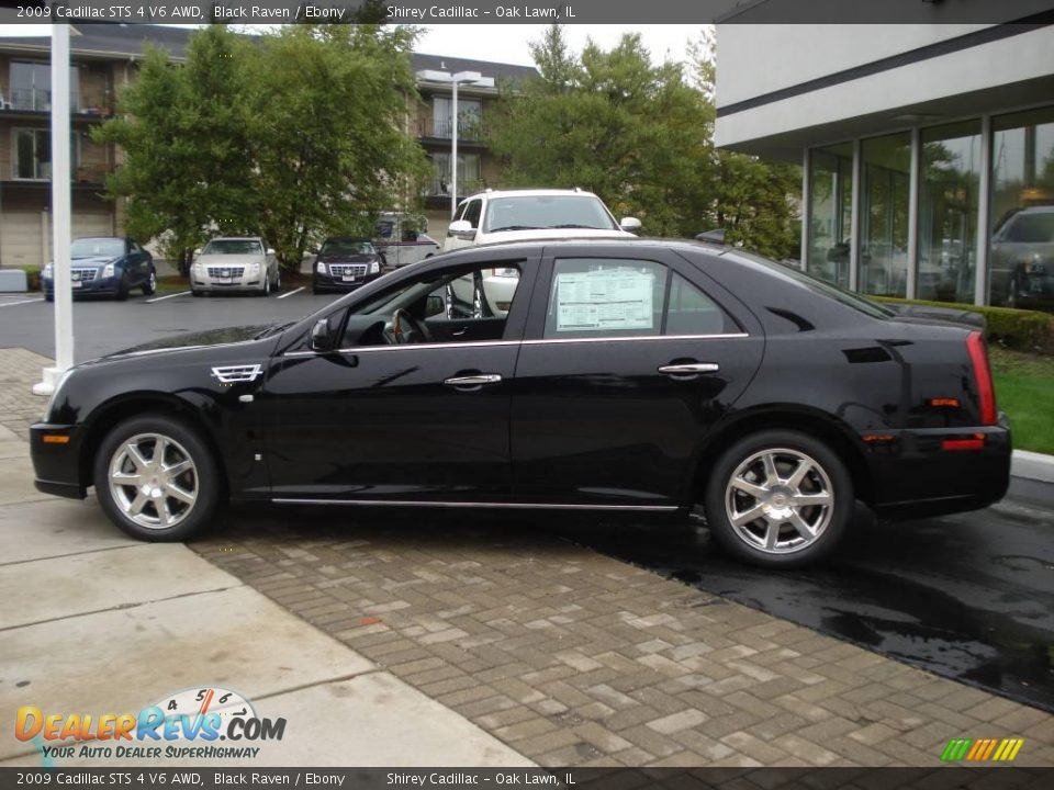 2009 Cadillac STS 4 V6 AWD Black Raven / Ebony Photo #7