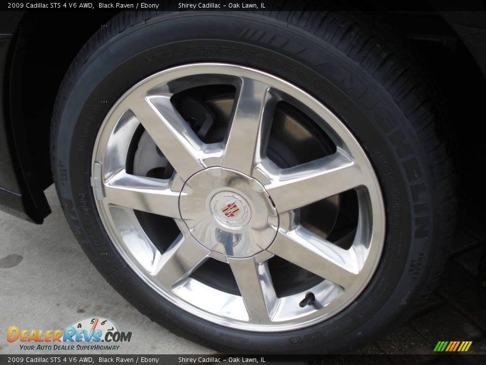 2009 Cadillac STS 4 V6 AWD Black Raven / Ebony Photo #8