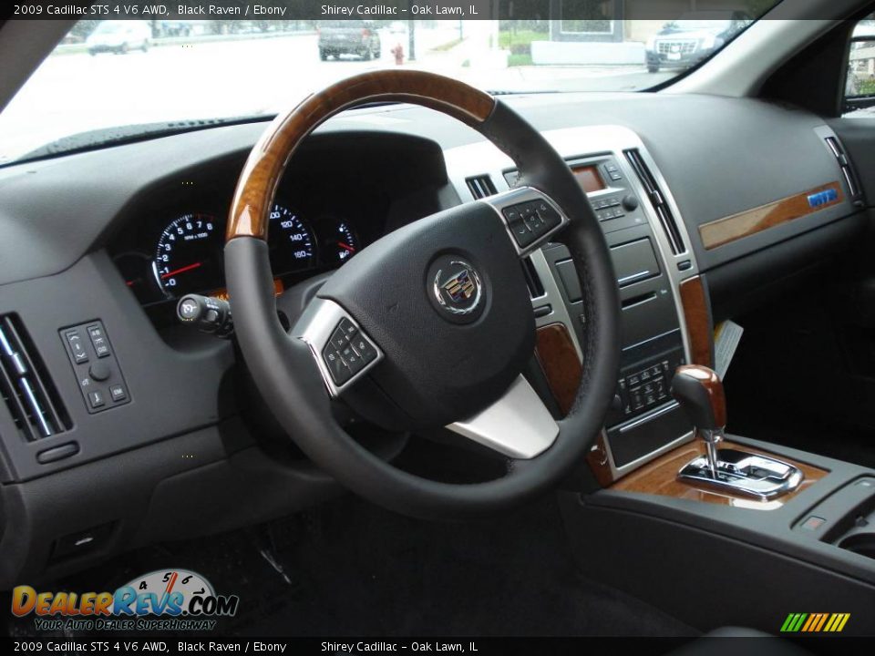 2009 Cadillac STS 4 V6 AWD Black Raven / Ebony Photo #9