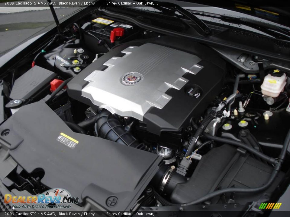 2009 Cadillac STS 4 V6 AWD Black Raven / Ebony Photo #13