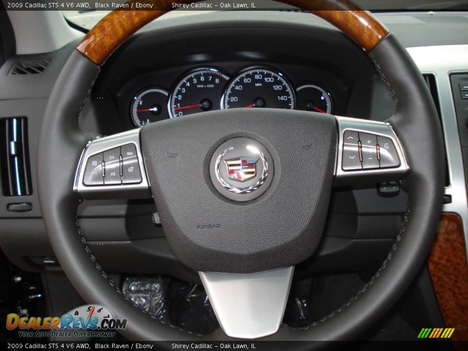 2009 Cadillac STS 4 V6 AWD Black Raven / Ebony Photo #14