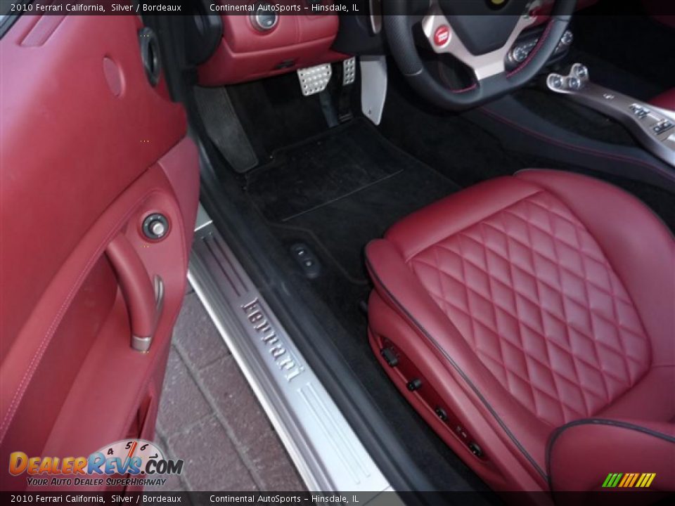 Bordeaux Interior - 2010 Ferrari California  Photo #16