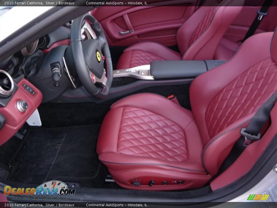 Bordeaux Interior 2010 Ferrari California Photo 17