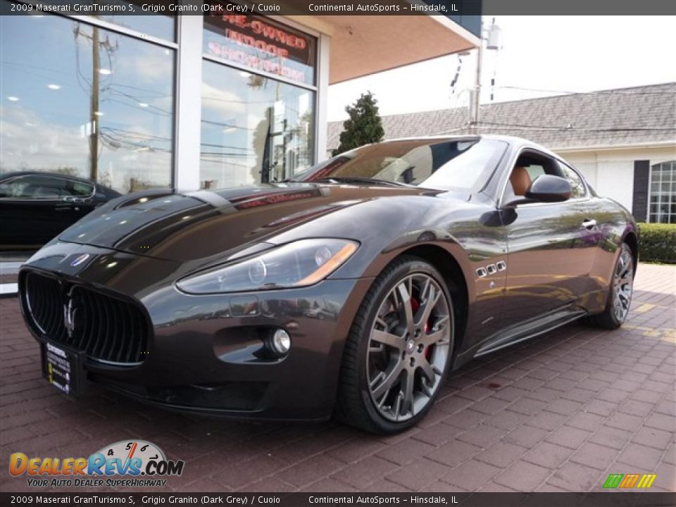 2009 Maserati GranTurismo S Grigio Granito (Dark Grey) / Cuoio Photo #3