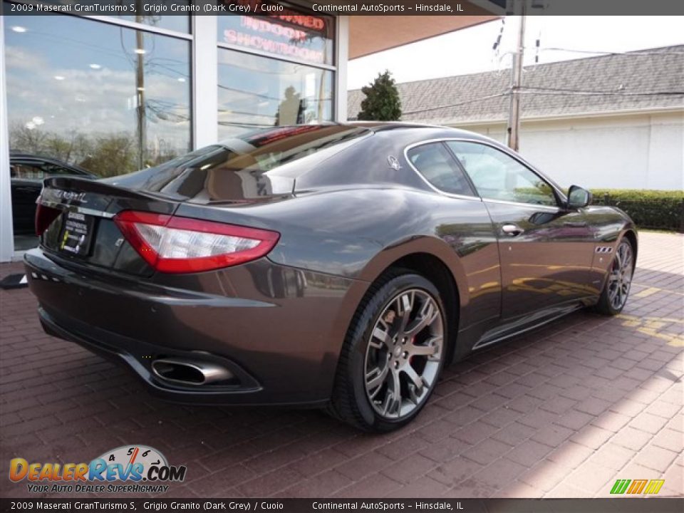 2009 Maserati GranTurismo S Grigio Granito (Dark Grey) / Cuoio Photo #7