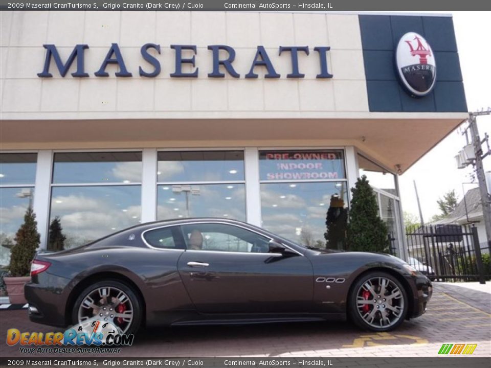 2009 Maserati GranTurismo S Grigio Granito (Dark Grey) / Cuoio Photo #8