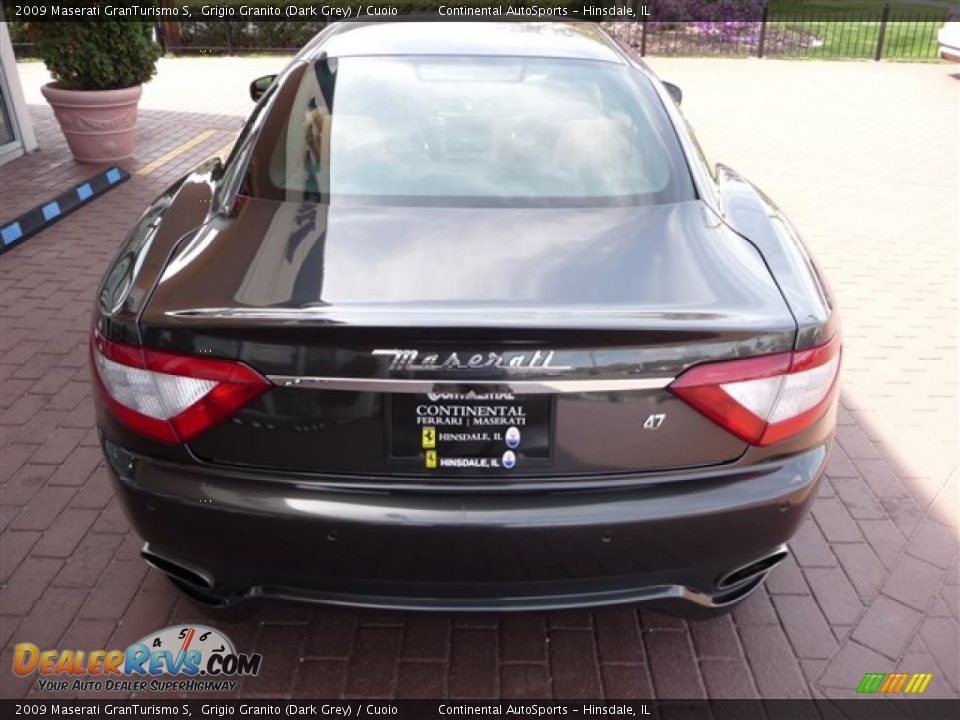 2009 Maserati GranTurismo S Grigio Granito (Dark Grey) / Cuoio Photo #13