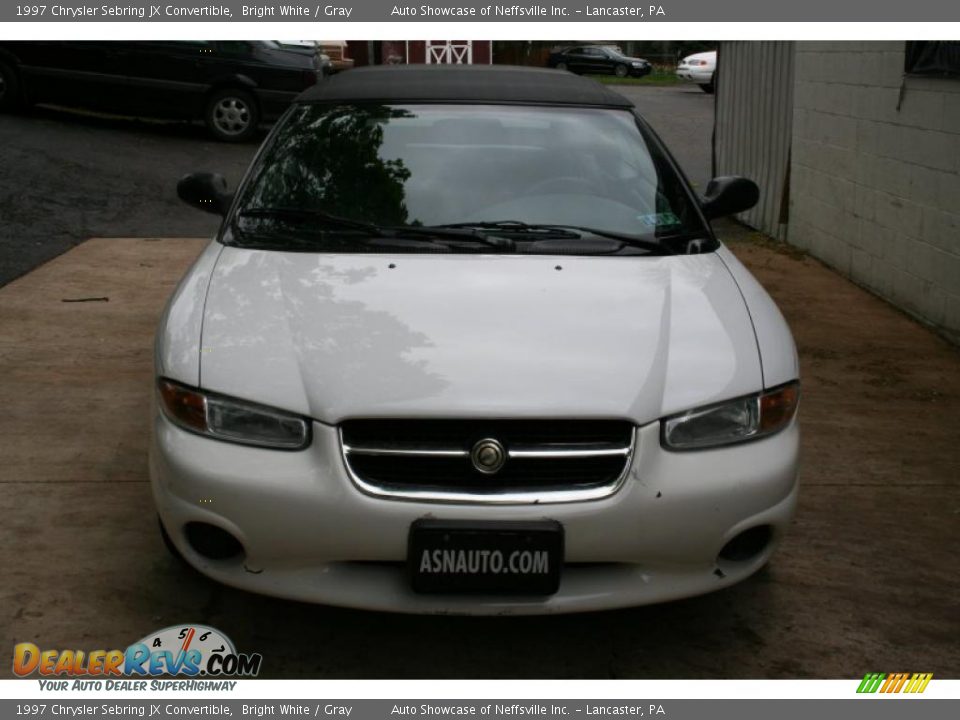 1997 Chrysler Sebring JX Convertible Bright White / Gray Photo #3