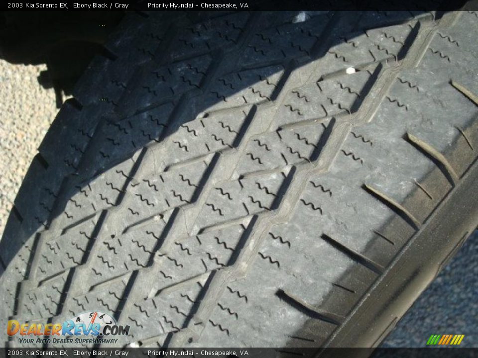 2003 Kia Sorento EX Ebony Black / Gray Photo #26