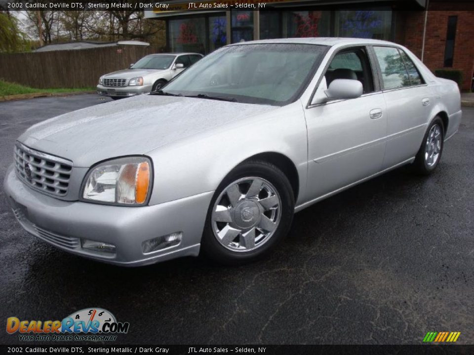 2002 Cadillac DeVille DTS Sterling Metallic / Dark Gray Photo #1