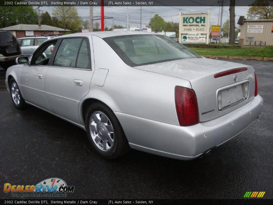 2002 Cadillac DeVille DTS Sterling Metallic / Dark Gray Photo #4