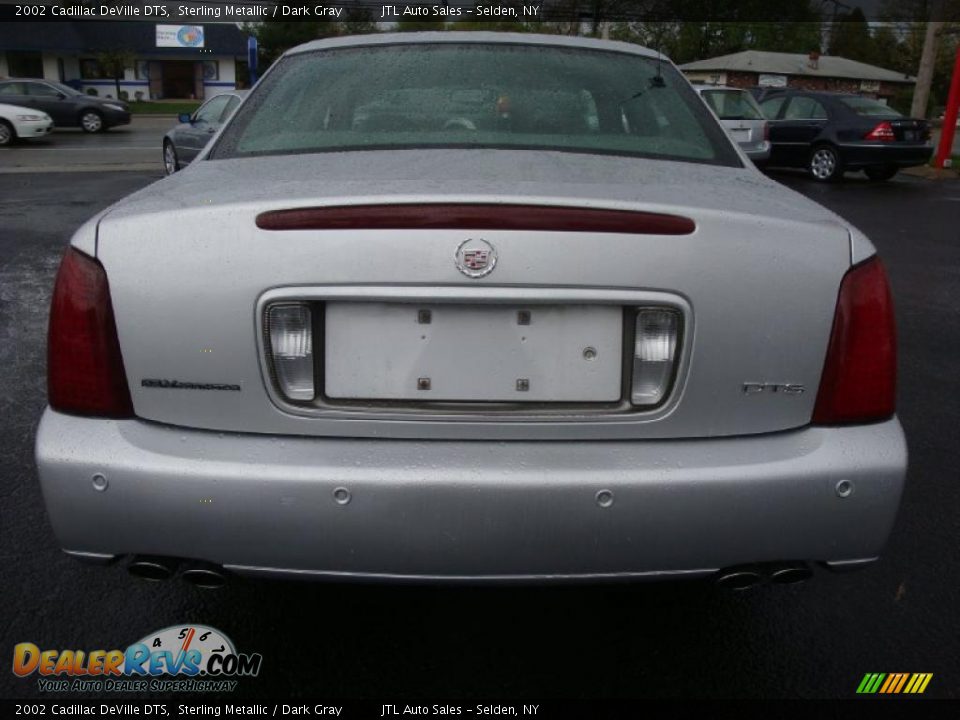 2002 Cadillac DeVille DTS Sterling Metallic / Dark Gray Photo #5