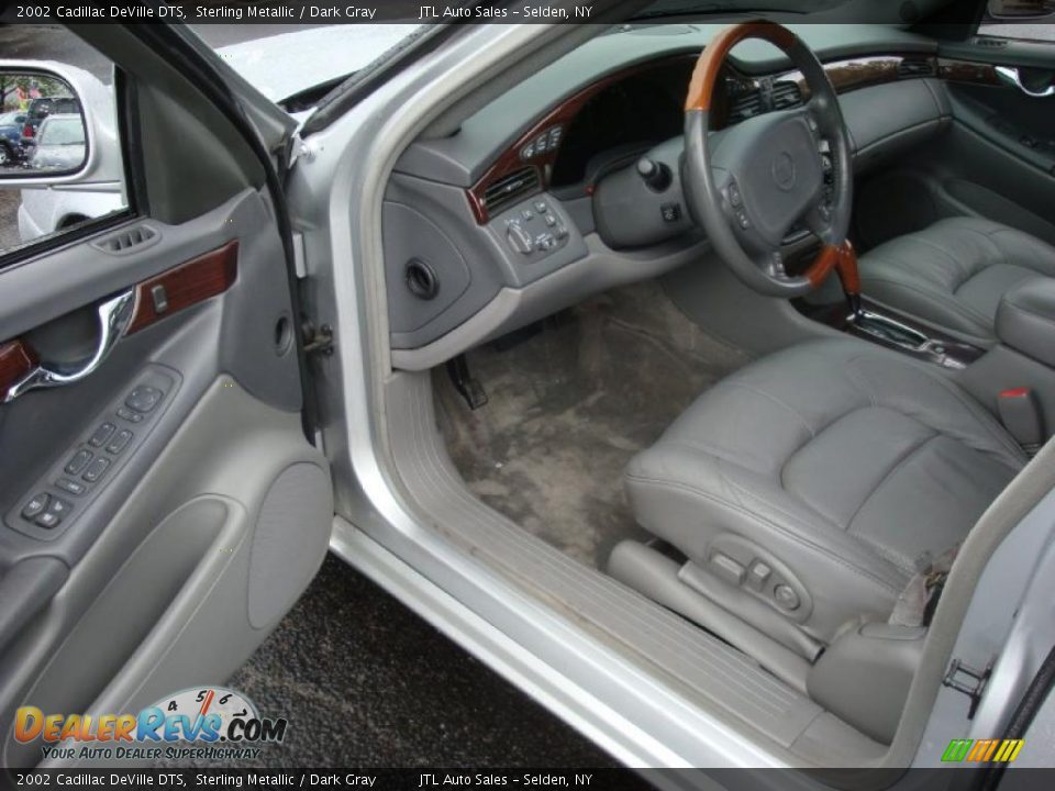 2002 Cadillac DeVille DTS Sterling Metallic / Dark Gray Photo #12