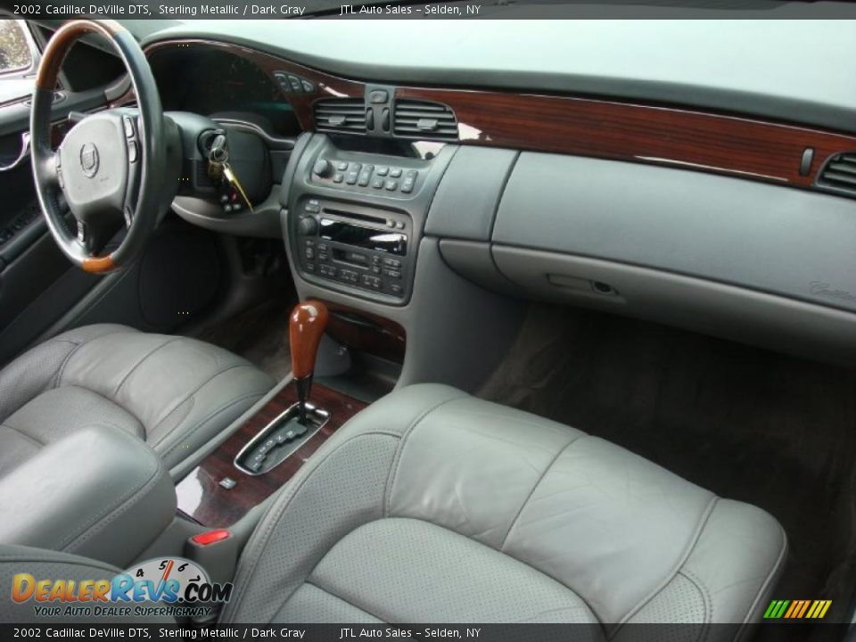 2002 Cadillac DeVille DTS Sterling Metallic / Dark Gray Photo #14