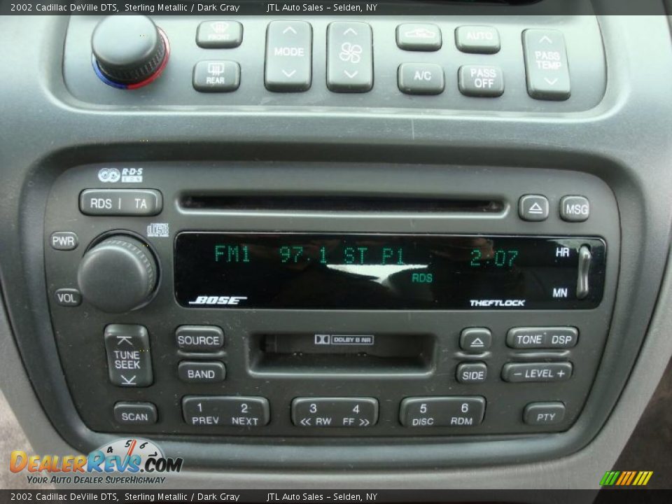 2002 Cadillac DeVille DTS Sterling Metallic / Dark Gray Photo #15